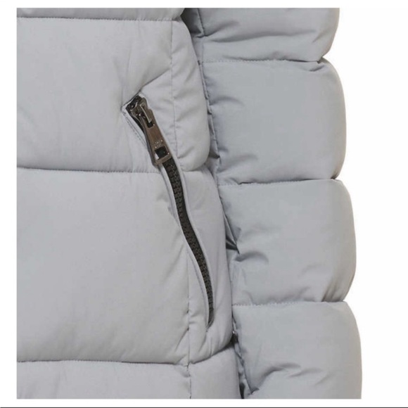 Andrew Marc Ladies’ Long Stretch Parka, Gray (S) - Picture 6 of 7